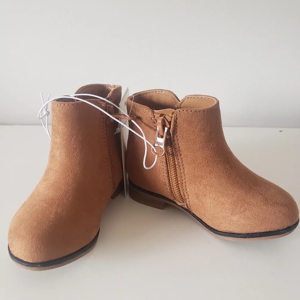 Toddler Girls' Penelope Cognac Boots Size 6